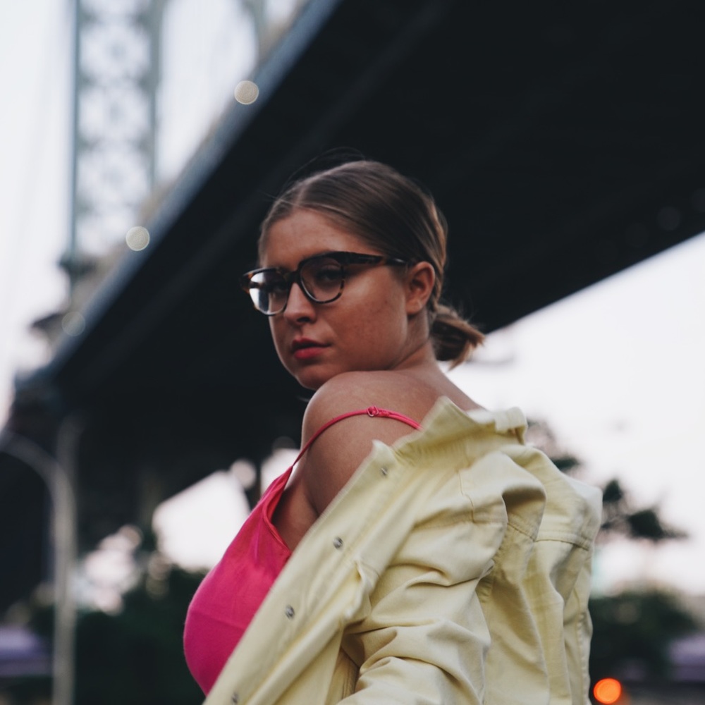 ZARA fuchsia satin slip dress